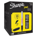 Sharpie Industrial Permanent Marker Value Pack, Fine Bullet Tip, Black (2003898)
