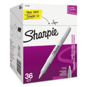 Sharpie Metallic Fine Point Permanent Marker Value Pack, Fine Bullet Tip, Metallic Silver, 36/Pack (2003899)