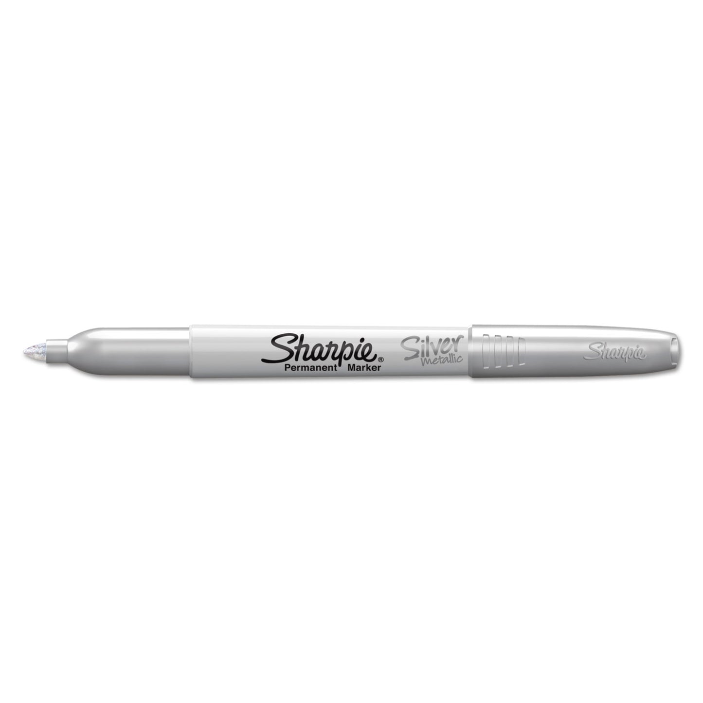 Sharpie Metallic Fine Point Permanent Marker Value Pack, Fine Bullet Tip, Metallic Silver, 36/Pack (2003899)
