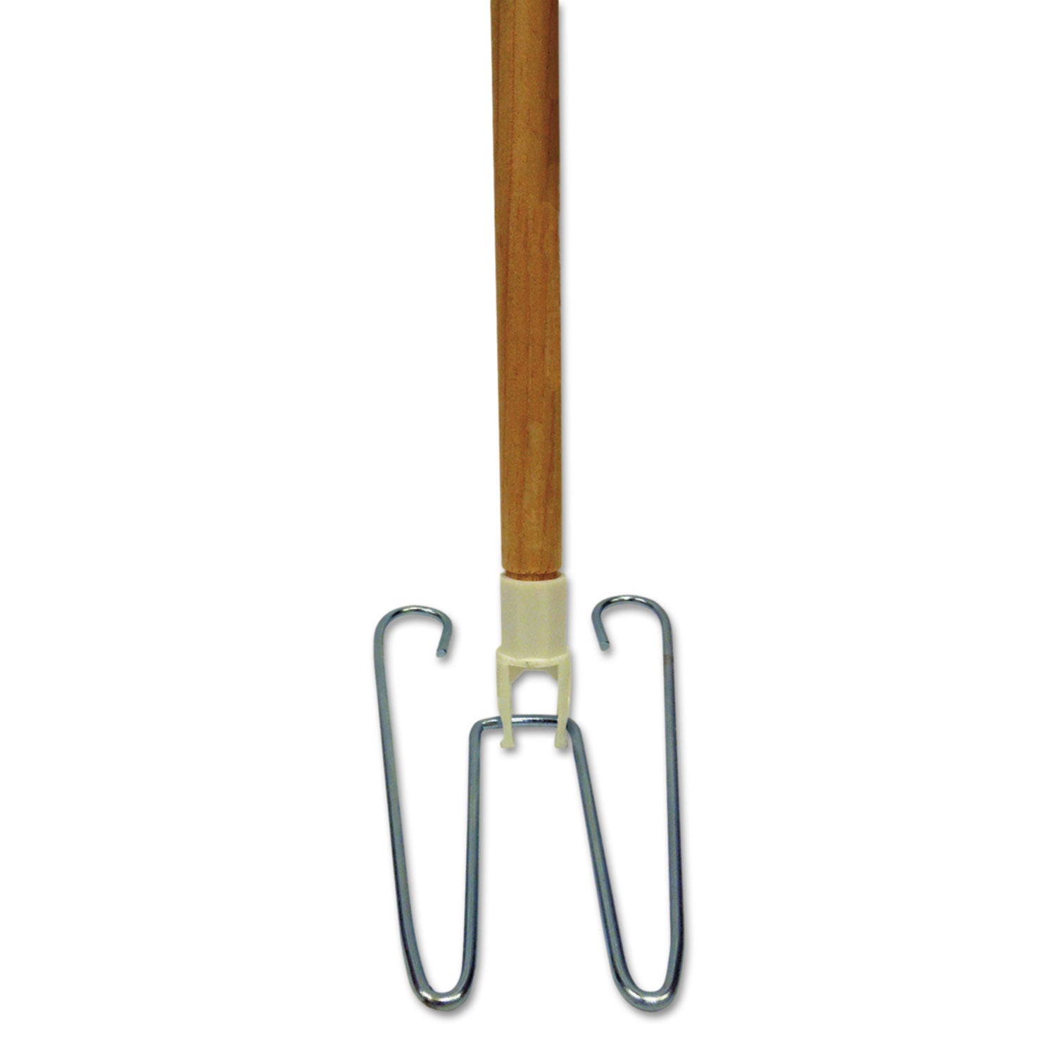 Boardwalk Wedge Dust Mop Head Frame/Lacquered Wood Handle, 0.94" dia x 48" Length, Natural (1492)