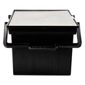 Advantus Companion Portable File, Letter/Legal Files, 17" x 14" x 11", Black (TLF2B)