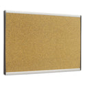 Quartet ARC Frame Cubicle Cork Board, 30 x 18, Tan Surface, Silver Aluminum Frame (ARCB3018)