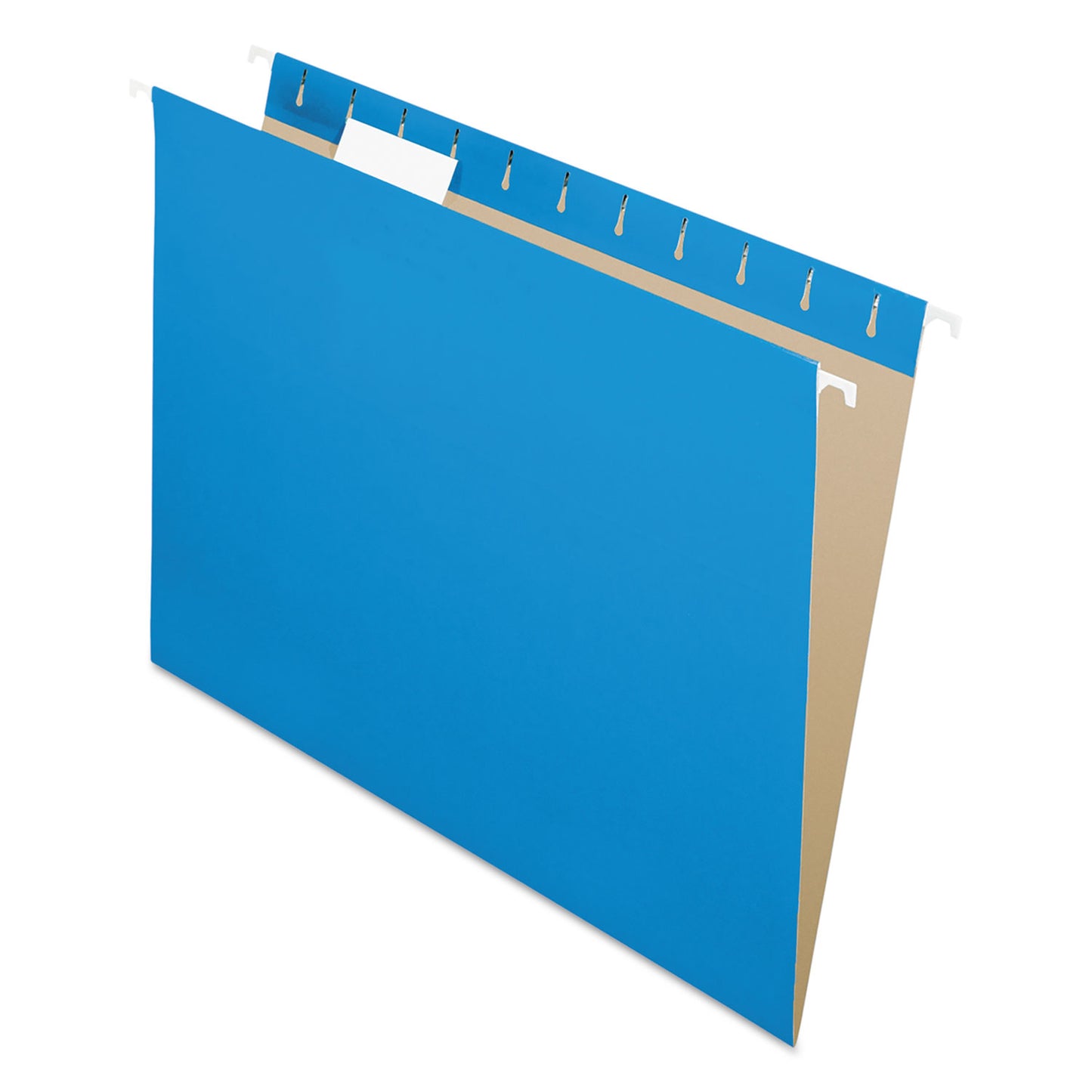 Pendaflex Colored Hanging Folders, Letter Size, 1/5-Cut Tabs, Blue, 25/Box (81603)