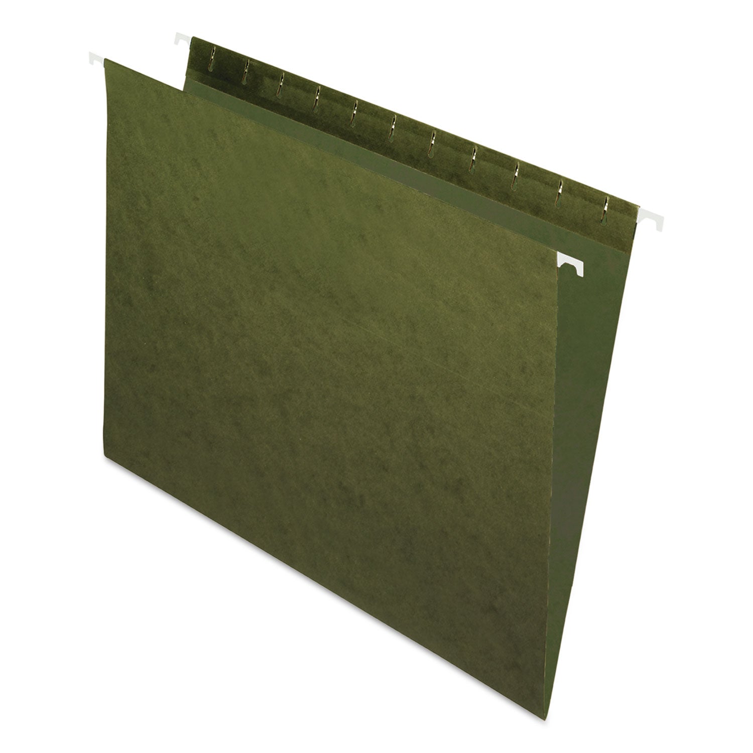 Pendaflex Standard Green Hanging Folders, Letter Size, Straight Tabs, Standard Green, 25/Box (81600)