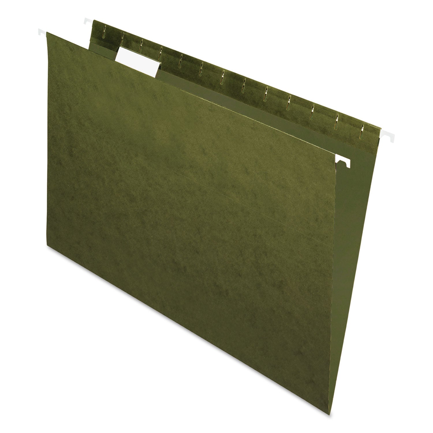 Pendaflex Standard Green Hanging Folders, Legal Size, 1/5-Cut Tabs, Standard Green, 25/Box (81622)