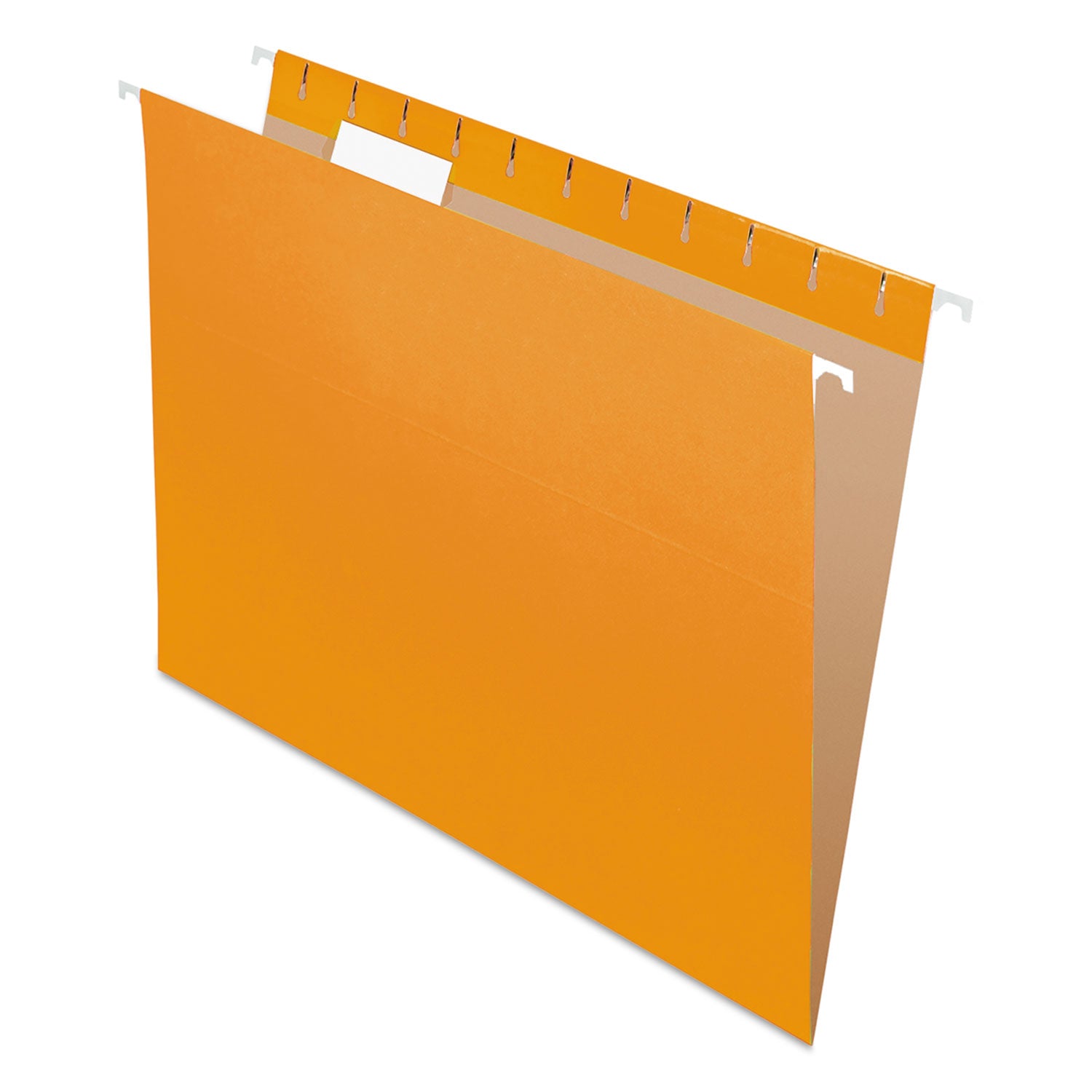 Pendaflex Colored Hanging Folders, Letter Size, 1/5-Cut Tabs, Orange, 25/Box (81607)