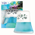 Bright Air Scented Oil Air Freshener, Calm Waters and Spa, Blue, 2.5 oz, 6/Carton (900115CT)