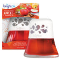 Bright Air Scented Oil Air Freshener, Macintosh Apple and Cinnamon, Red, 2.5 oz, 6/Carton (900022CT)