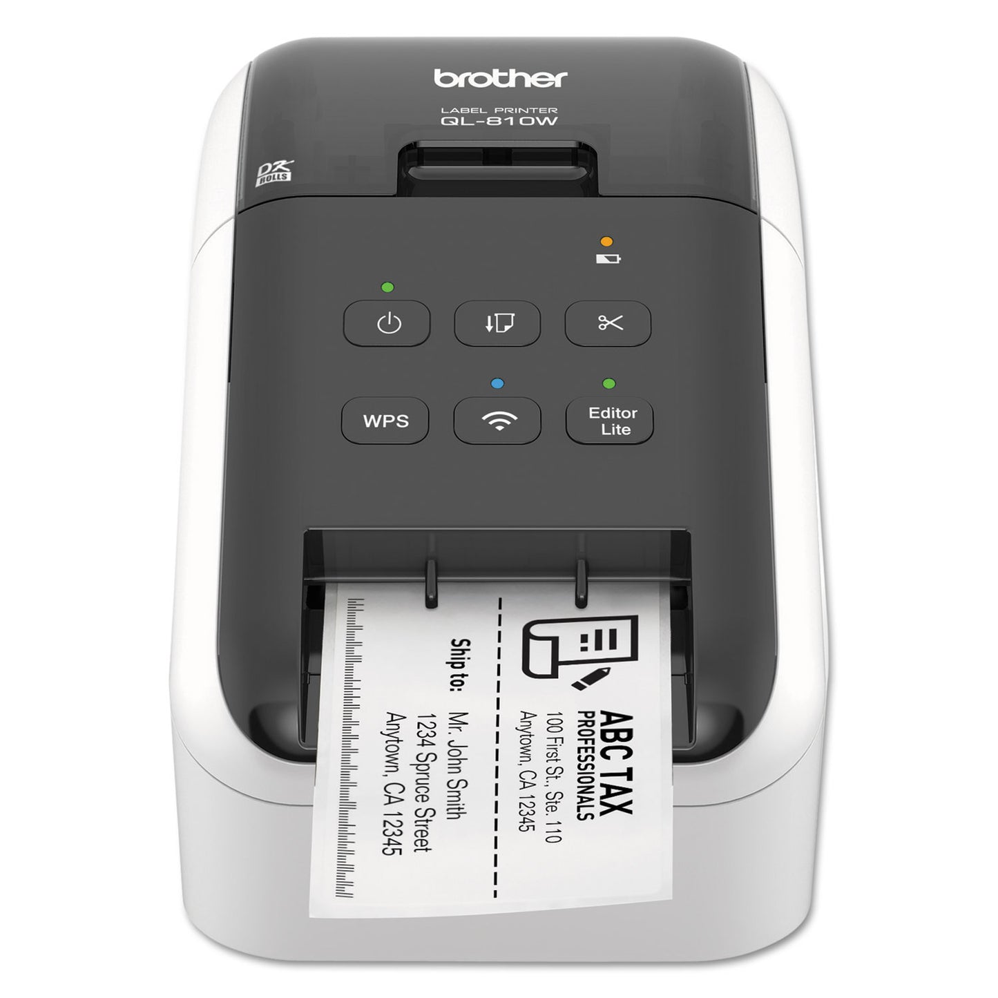 Brother QL-810W Ultra-Fast Label Printer with Wireless Networking, 110 Labels/min Print Speed, 5 x 9.38 x 6