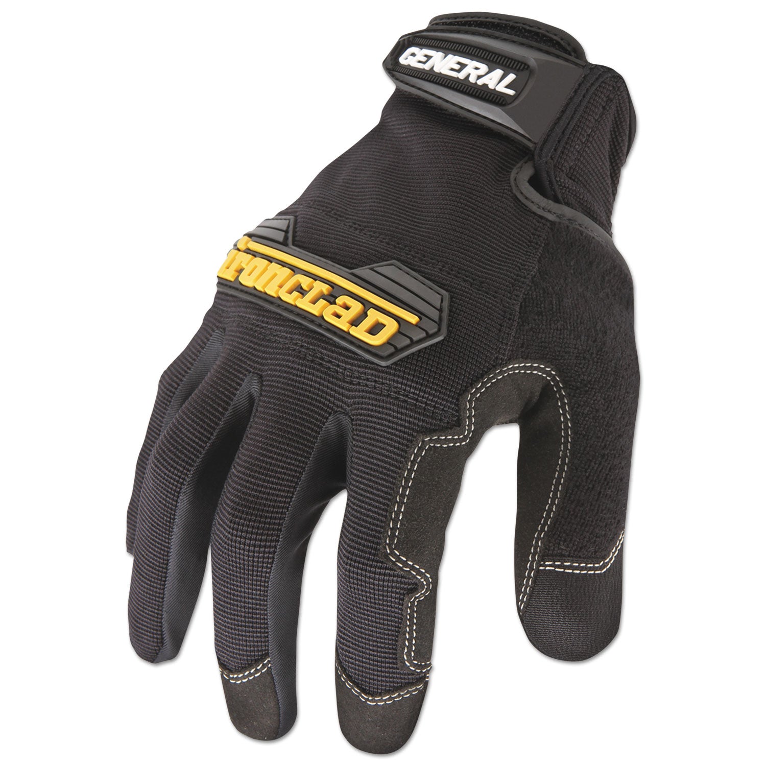 Ironclad General Utility Spandex Gloves, Black, Large, Pair (GUG04L)