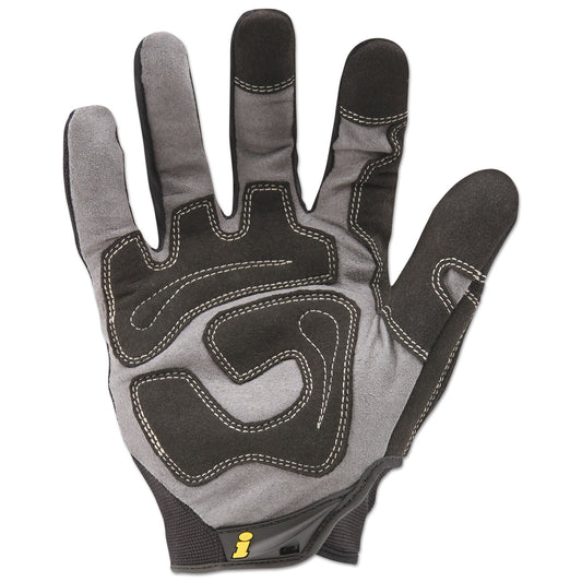 Ironclad General Utility Spandex Gloves, Black, Medium, Pair (GUG03M)