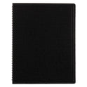 Blueline Duraflex Poly Notebook, 1-Subject, Medium/College Rule, Black Cover, (80) 11 x 8.5 Sheets (B4181)