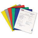 C-Line Antimicrobial Protected Poly Project Folders, Letter Size, Clear, 25/Box (62137)