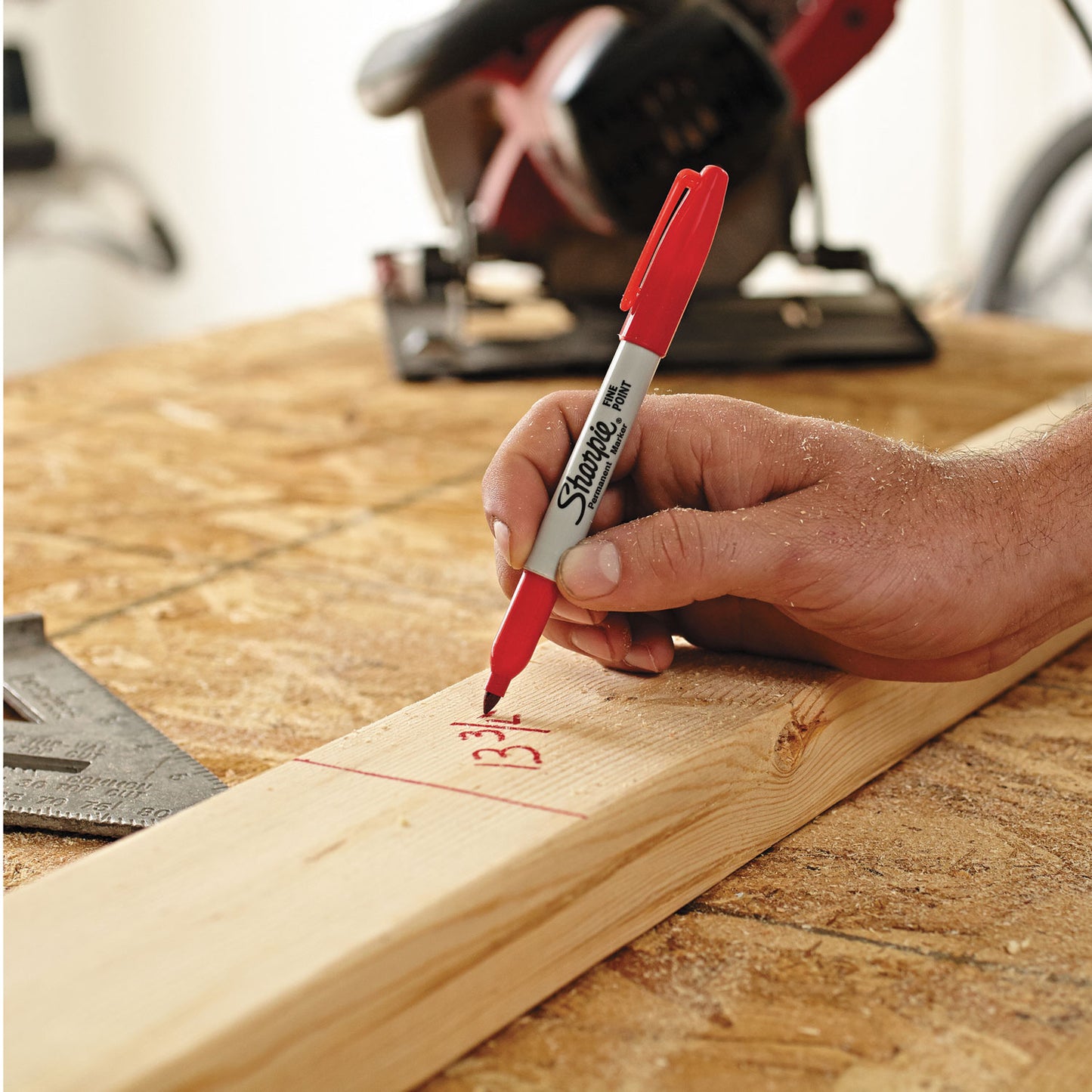 Sharpie Twin-Tip Permanent Marker, Extra-Fine/Fine Bullet Tips, Red, Dozen (32002)