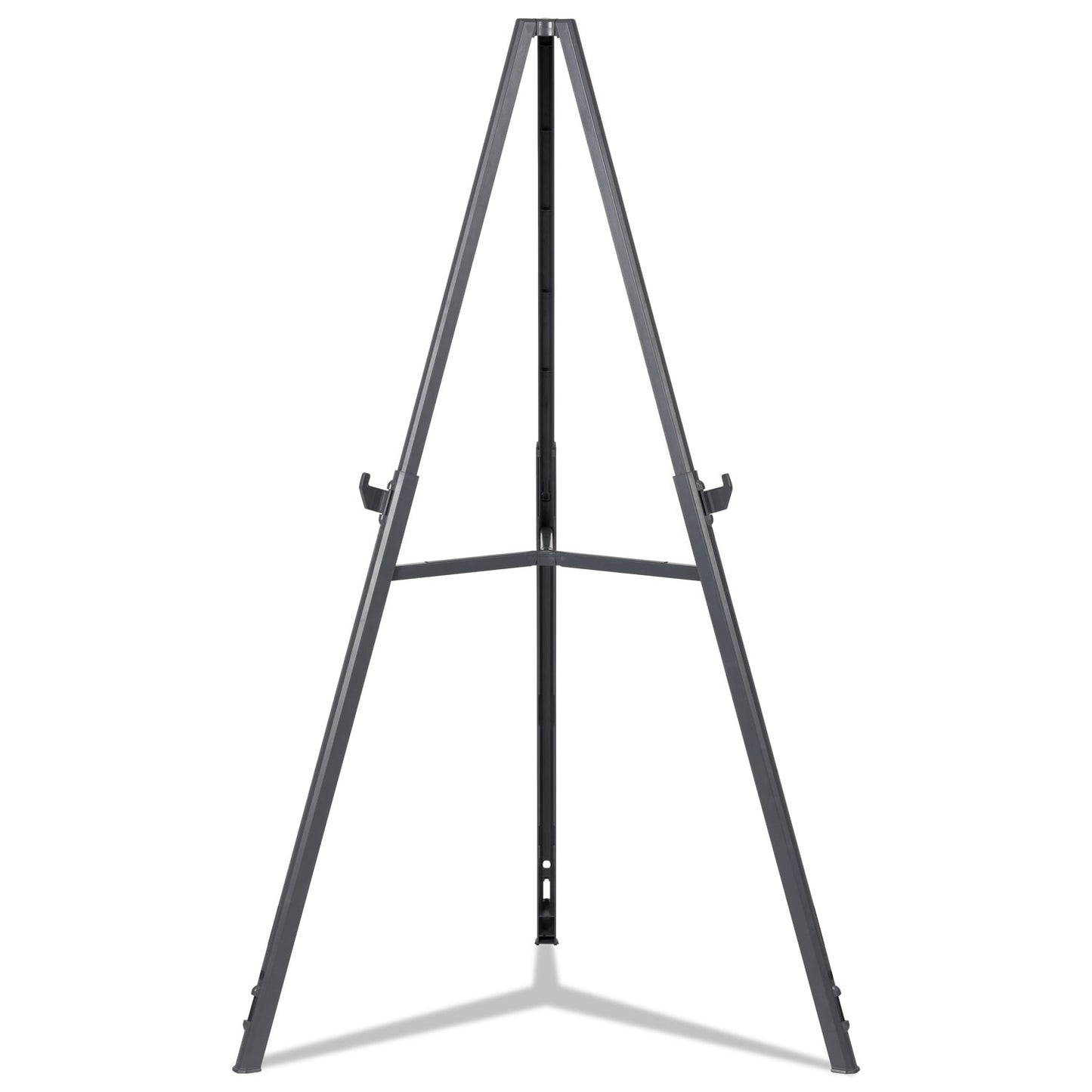 MasterVision Quantum Heavy Duty Display Easel, 35.62" to 61.22" High, Plastic, Black (FLX11404)