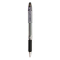 Zebra Jimnie Gel Pen, Stick, Medium 0.7 mm, Black Ink, Clear/Black Barrel, 12/Pack (44110)