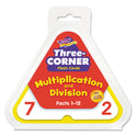 TREND Three-Corner Flash Cards, Multiplication/Division, 5.5 x 5.5, 48/Set (T1671)