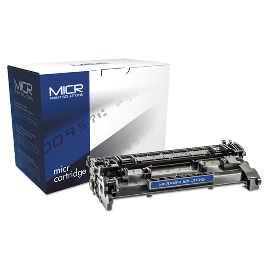 MICR Print Solutions Compatible CF226A(M) (26AM) MICR Toner, 3,100 Page-Yield, Black