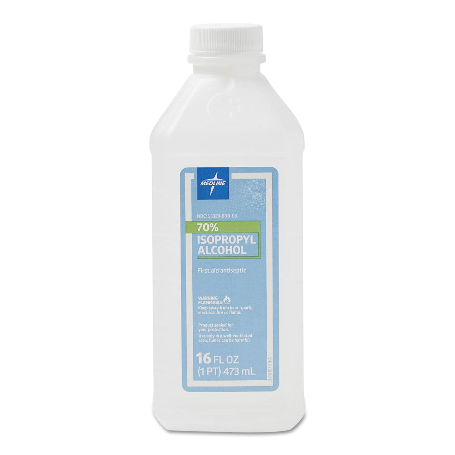 Medline Isopropyl Rubbing Alcohol, 16 oz Bottle (MDS098003Z)