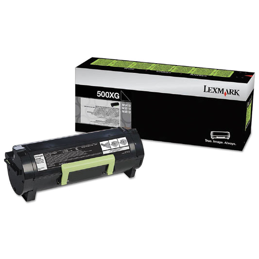 Lexmark 50F0X0G High-Yield Toner, 10,000 Page-Yield, Black
