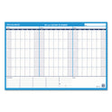 AT-A-GLANCE 90/120-Day Undated Horizontal Erasable Wall Planner, 36 x 24, White/Blue Sheets, Undated (PM23928)