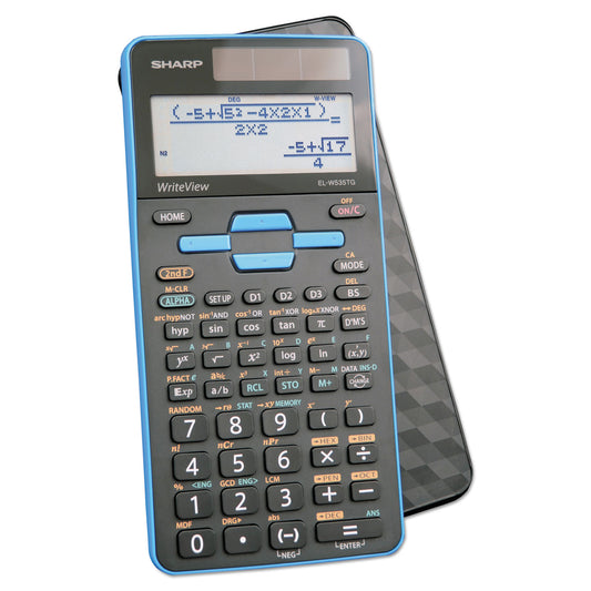 Sharp EL-W535TGBBL Scientific Calculator, 16-Digit LCD