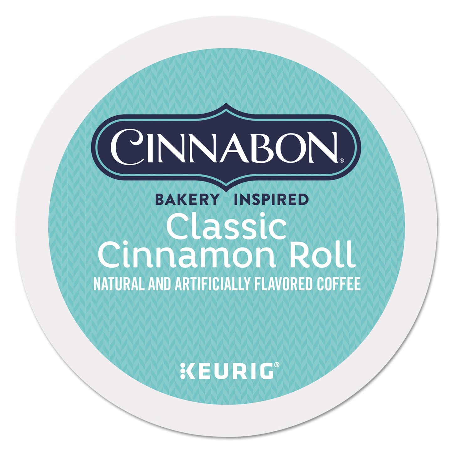 Cinnabon Classic Cinnamon Roll Coffee K-Cups, 24/Box (6305)