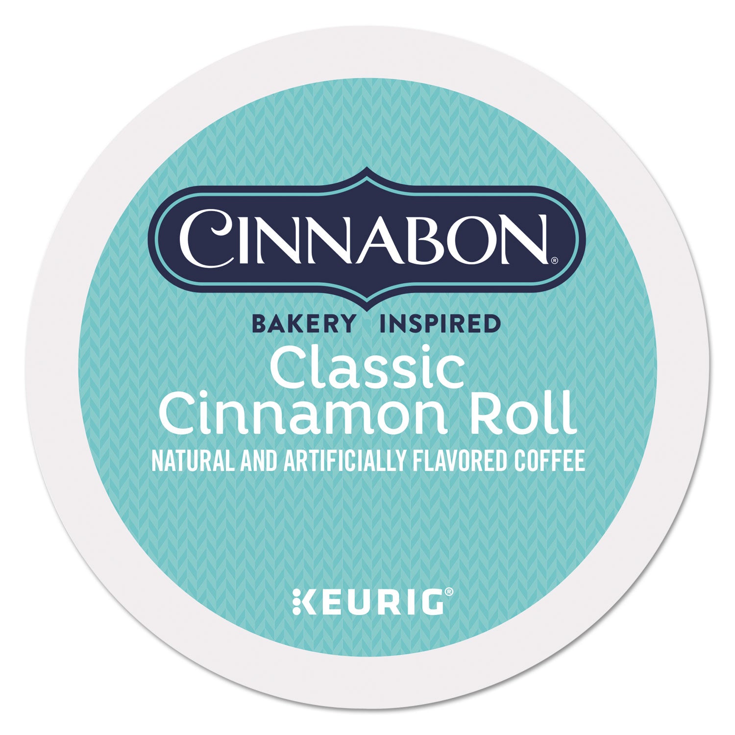 Cinnabon Classic Cinnamon Roll Coffee K-Cups, 24/Box (6305)