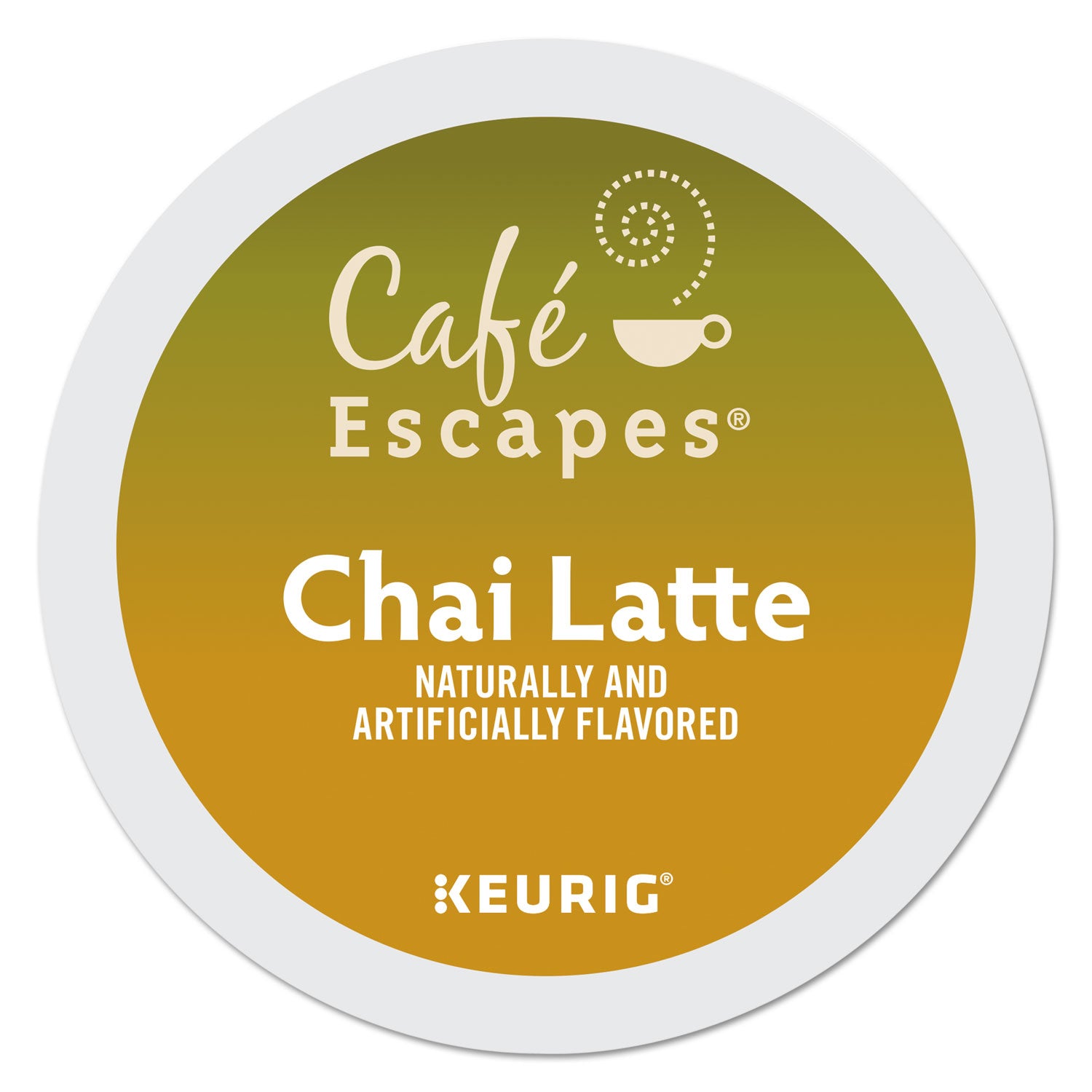 Keurig Cafe Escapes Chai Latte K-Cups, 96/Carton (6805CT)