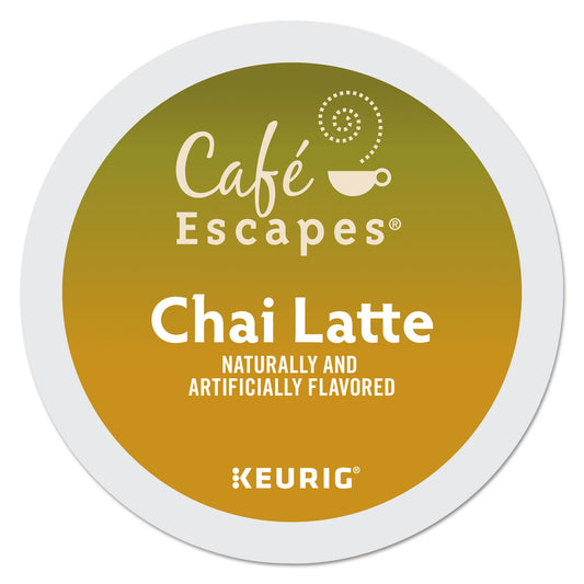 Keurig Cafe Escapes Chai Latte K-Cups, 96/Carton (6805CT)