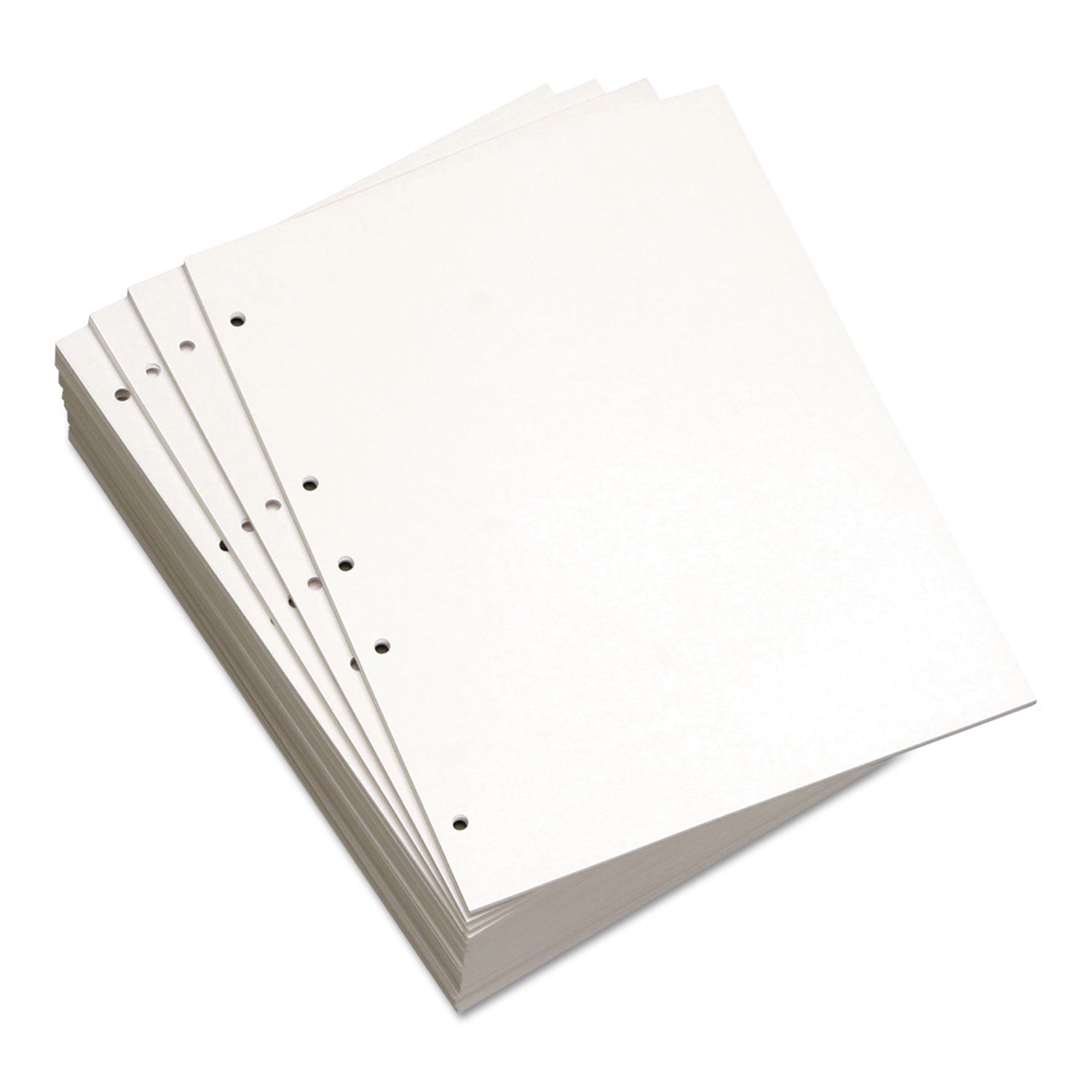 Lettermark Custom Cut-Sheet Copy Paper, 92 Bright, 5-Hole Side Punched, 20 lb Bond Weight, 8.5 x 11, White, 500/Ream (851151)