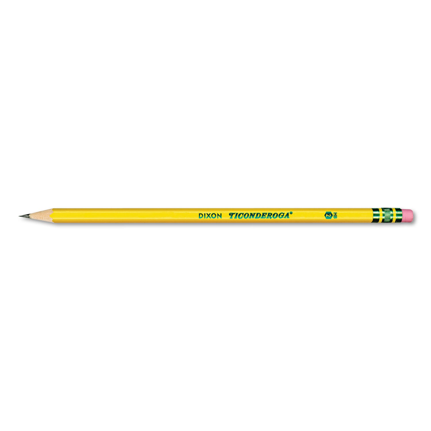 Ticonderoga Pencil Value Pack, HB (#2), Black Lead, Yellow Barrel, 96/Pack (13872)