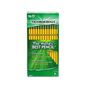 Ticonderoga Pencil Value Pack, HB (#2), Black Lead, Yellow Barrel, 96/Pack (13872)