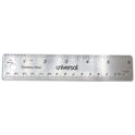 Universal Stainless Steel Ruler, Standard/Metric, 6" Long (59026)