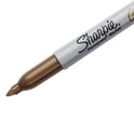 Sharpie Metallic Fine Point Permanent Markers, Fine Bullet Tip, Gold, Dozen (1823887)
