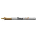 Sharpie Metallic Fine Point Permanent Markers, Fine Bullet Tip, Gold-Silver-Bronze, 6/Pack (1829201)