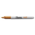 Sharpie Metallic Fine Point Permanent Markers, Fine Bullet Tip, Gold-Silver-Bronze, 6/Pack (1829201)