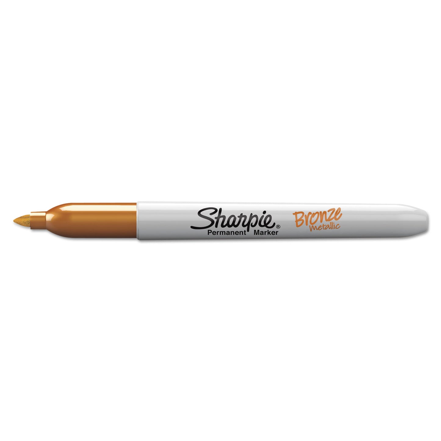 Sharpie Metallic Fine Point Permanent Markers, Fine Bullet Tip, Gold-Silver-Bronze, 6/Pack (1829201)