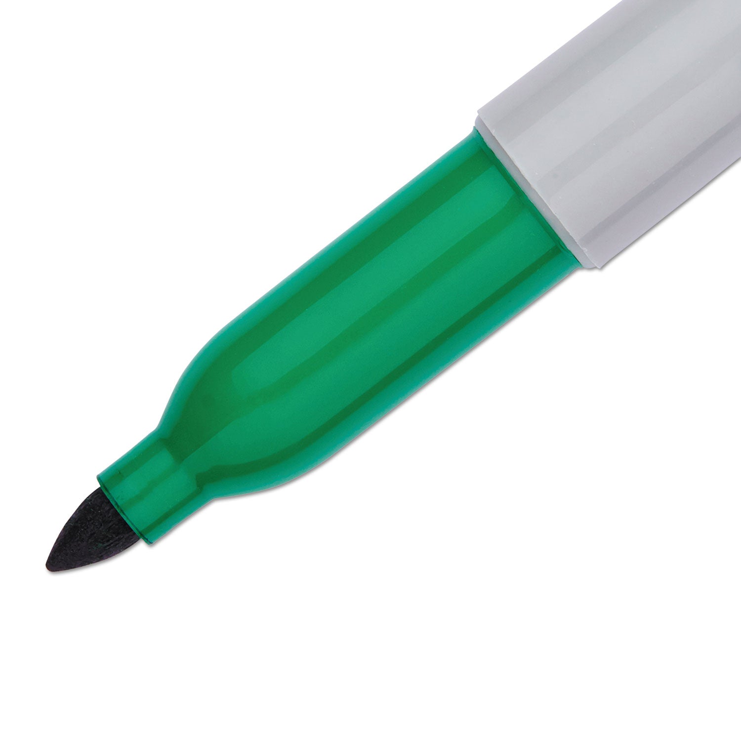 Sharpie Fine Bullet Tip Permanent Marker, Green, Dozen (30004)
