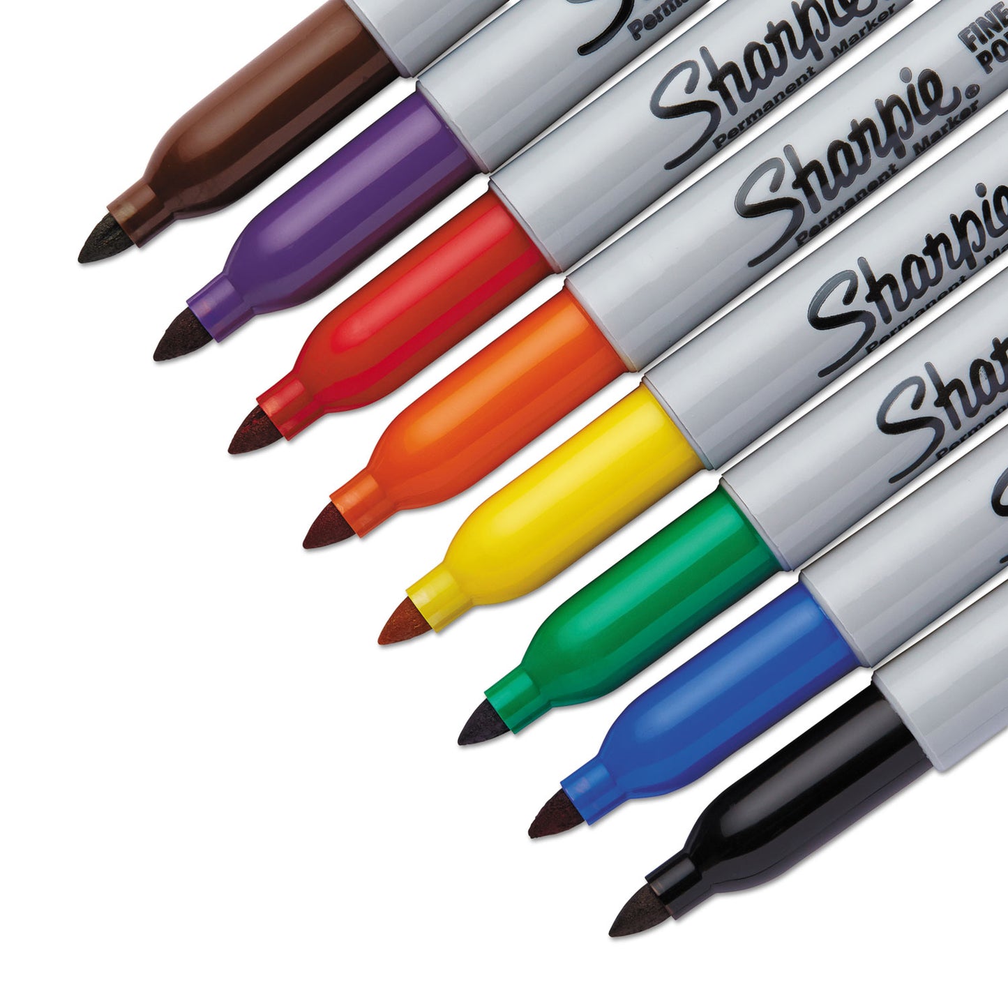 Sharpie Fine Tip Permanent Marker, Fine Bullet Tip, Assorted Colors, 8/Set (30078)