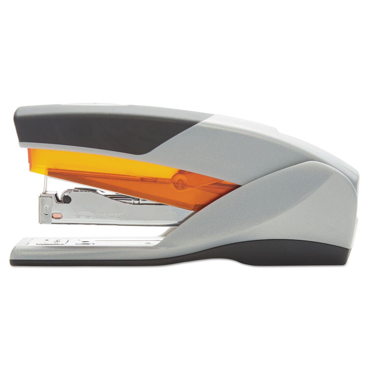 Swingline Optima 25 Reduced Effort Stapler, 25-Sheet Capacity, Gray/Orange (66402)