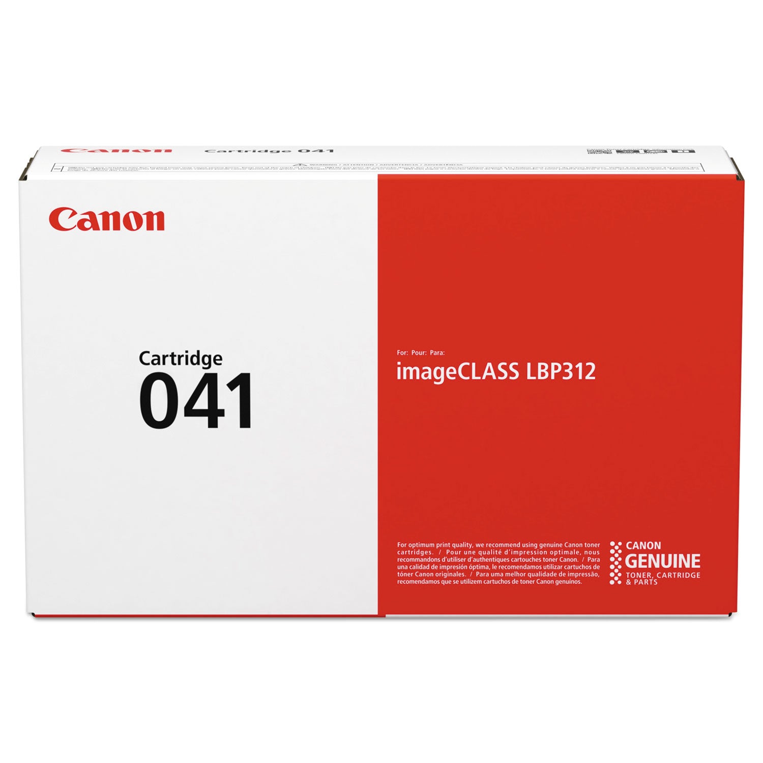 Canon 0452C001 (041) Toner, 10,000 Page-Yield, Black