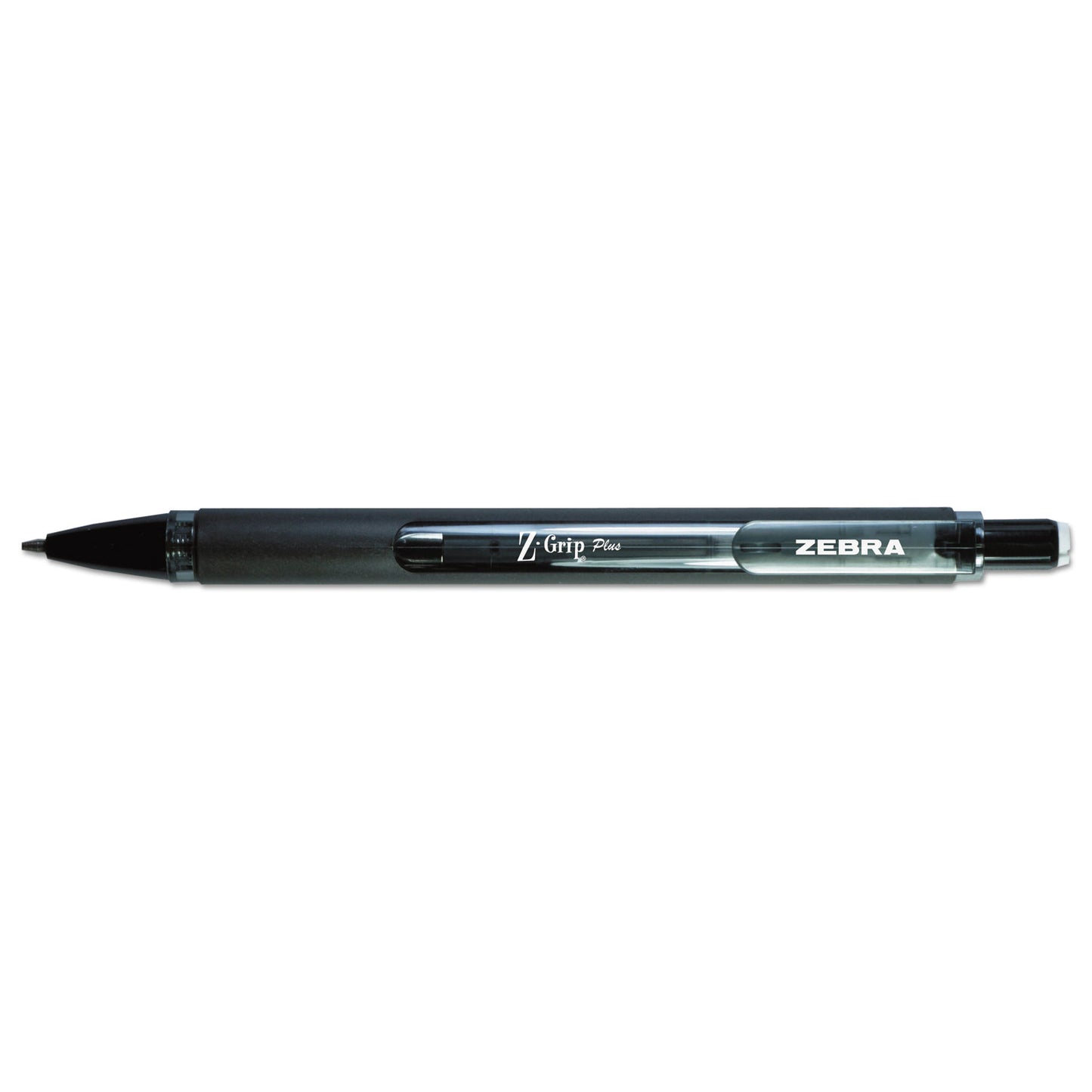 Zebra Z-Grip Plus Mechanical Pencil, 0.7 mm, HB (#2), Black Lead, Assorted Barrel Colors, Dozen (55410)