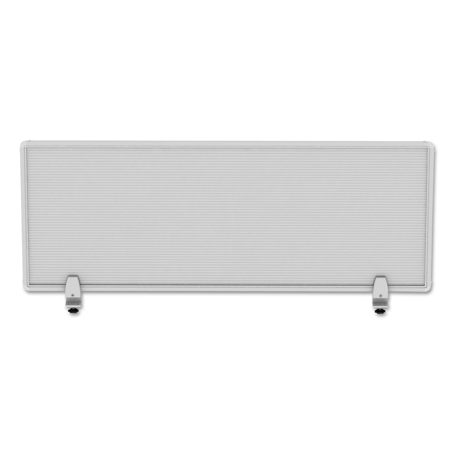 Alera Polycarbonate Privacy Panel, 47w x 0.5d x 18h, Silver/Clear (PP4718)