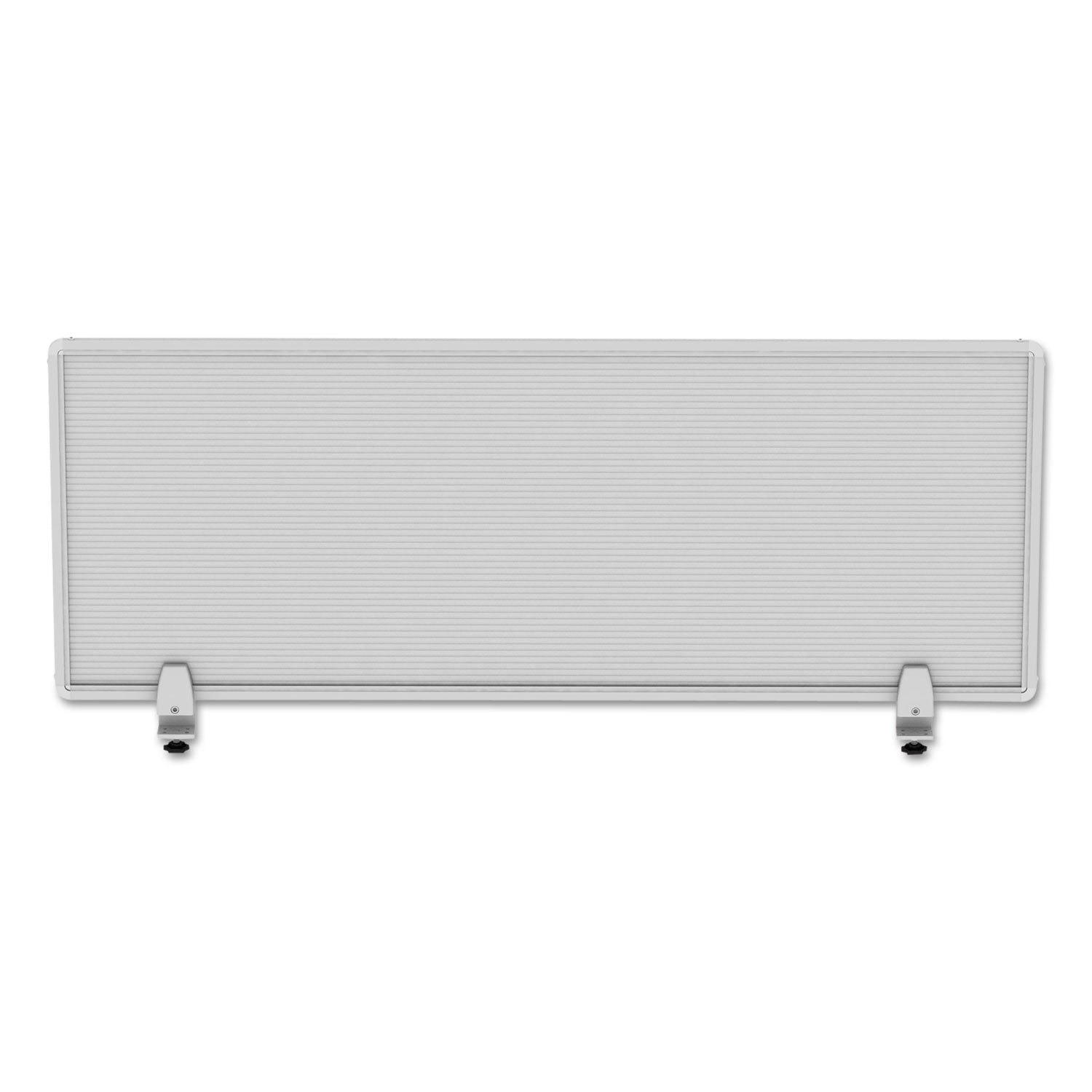 Alera Polycarbonate Privacy Panel, 47w x 0.5d x 18h, Silver/Clear (PP4718)