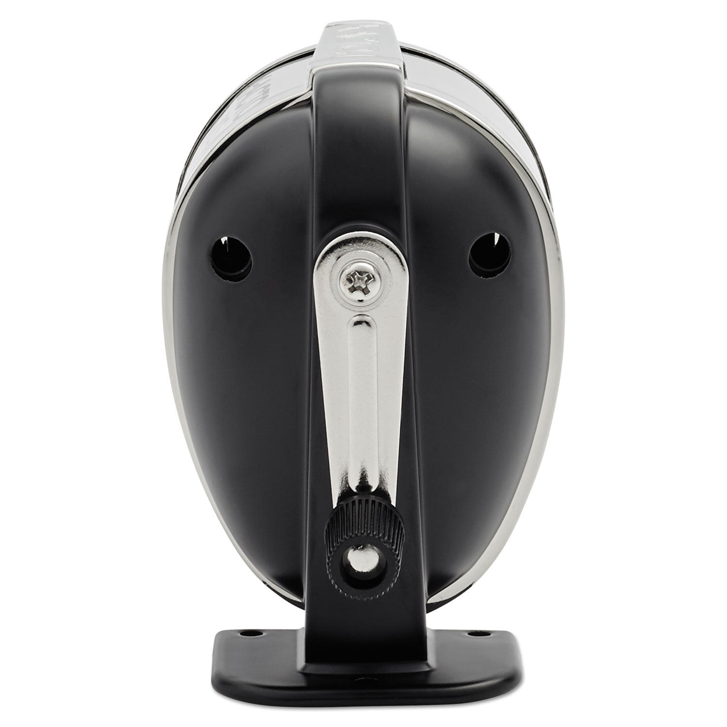 X-ACTO KS Manual Classroom Pencil Sharpener, Table/Wall-Mount Design, Manually-Powered, 2.75 x 4.75 x 4.25, Black/Nickel (1031LMR)