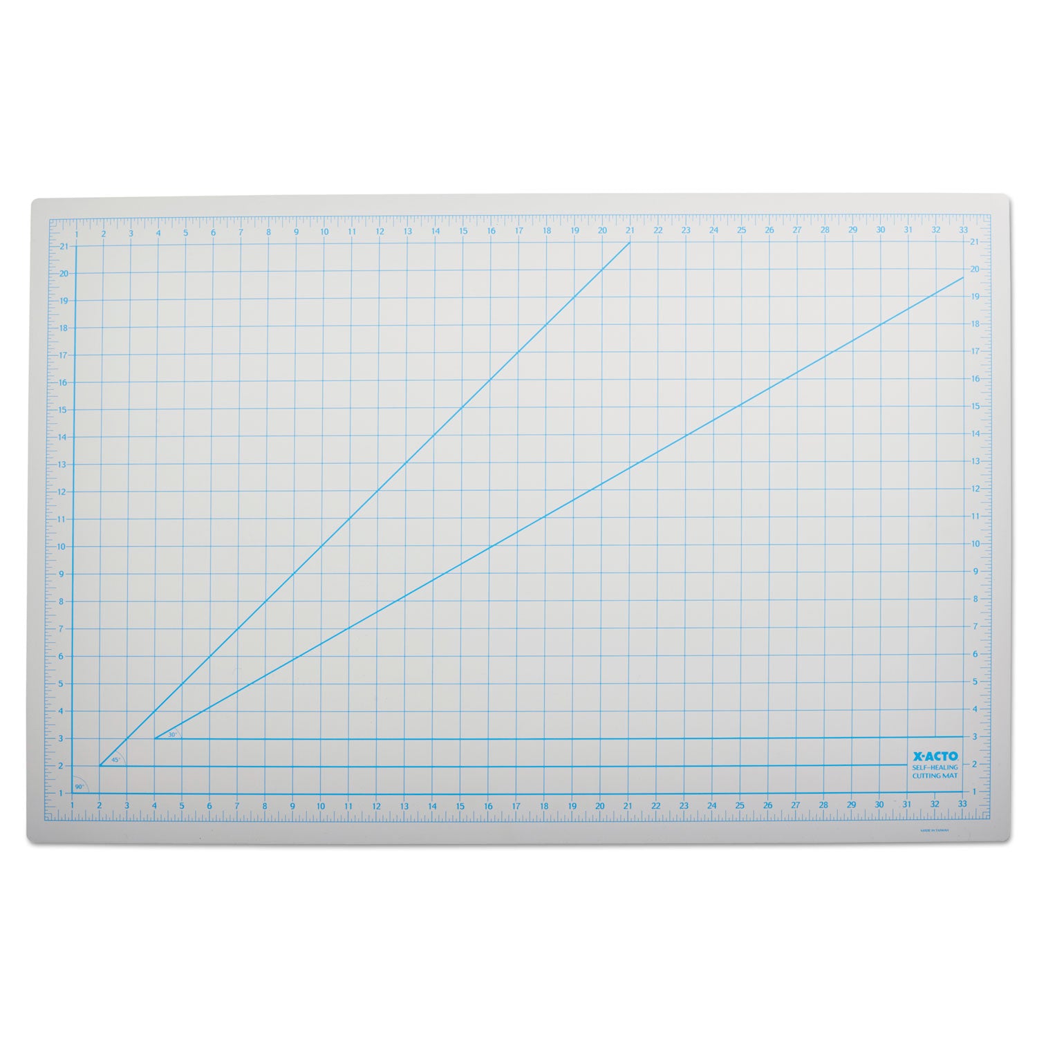 X-ACTO Self-Healing Cutting Mat, Nonslip Bottom, 1" Grid, 24 x 36, Gray (X7763)