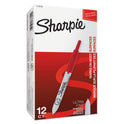 Sharpie Retractable Permanent Marker, Extra-Fine Needle Tip, Red (1735791)