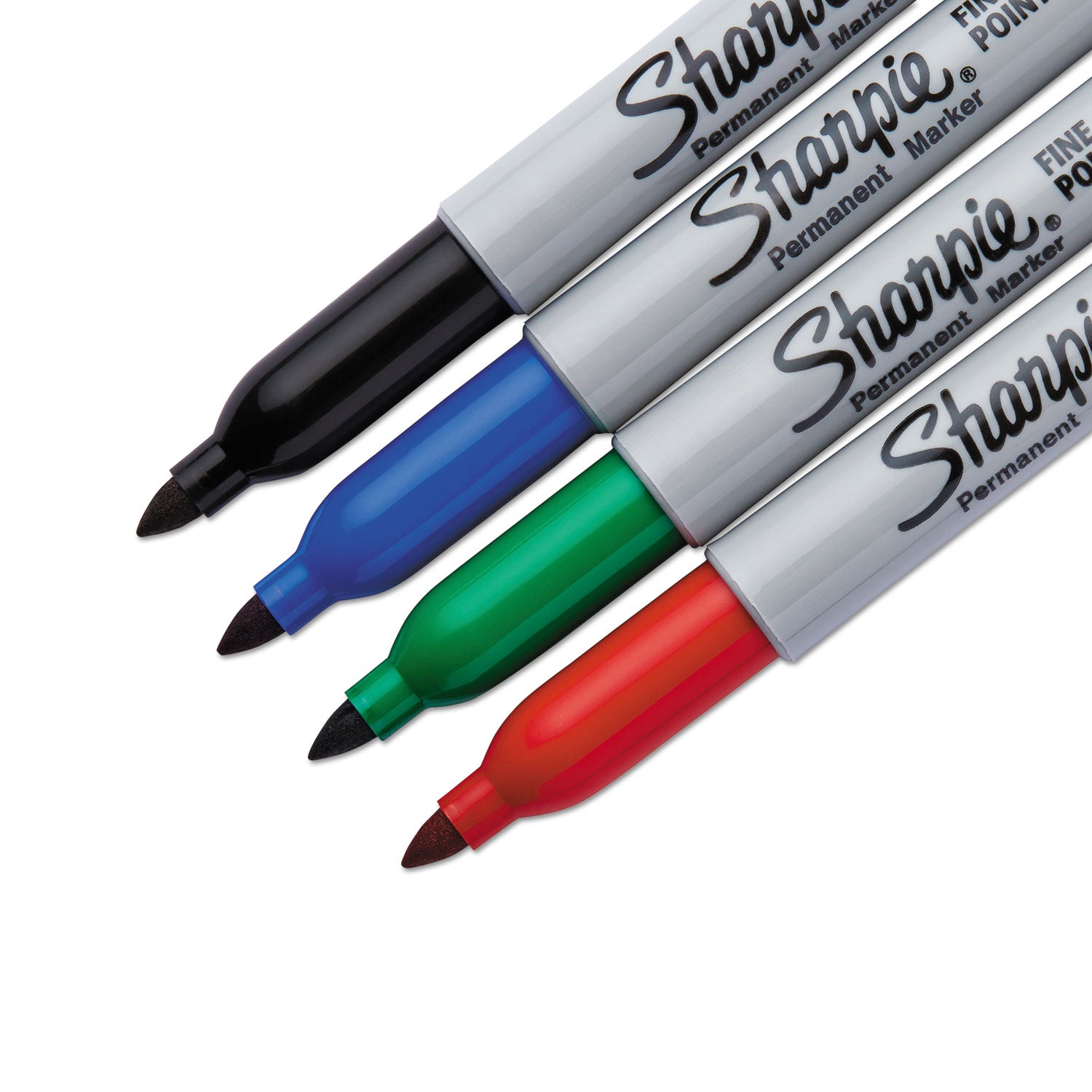Sharpie Fine Tip Permanent Marker, Fine Bullet Tip, Assorted Colors, 4/Set (30174PP)
