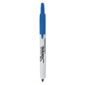 Sharpie Retractable Permanent Marker, Fine Bullet Tip, Blue (32703)